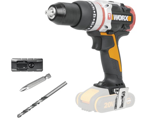 Akku-Schlagbohrmaschine Worx Nitro WX354.9, 20 V, ohne Akku und Ladegerät, inkl. Gratis Akku-Starterset Akku-Schlagbohrmaschine Worx Nitro WX354.9, 20 V, ohne Akku und Ladegerät, inkl. Gratis Akku-Starterset
