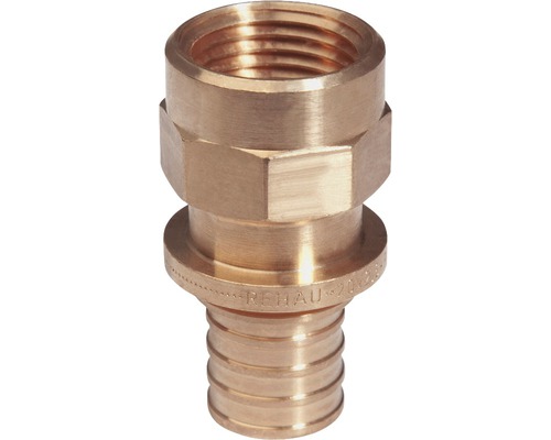 Übergangsstück Rehau Rautitan RX+ IG 25mmxRp3/4" Rehau Messing-Fitting mit Innengewinde für Sanitärinstallation