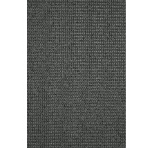 Nahaufnahme eines grauen Teppichs mit Textilstruktur.