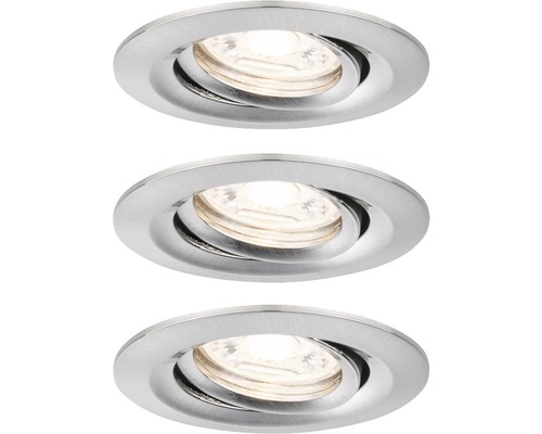 LED Einbauleuchte Nova mini Coin 4W 310 lm 2700K warmweiß IP 23 grau LED Einbauleuchte Nova mini Coin 4W 310 lm 2700K warmweiß IP 23 grau