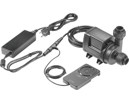 Aquariumpumpe mit Steuerung, Netzteil und Kabel