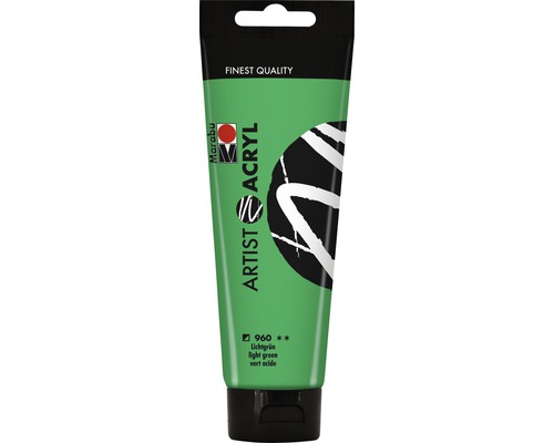 Marabu Acrylfarbe Artist Acryl lichtgrün 960 120 ml Tube Marabu Künstler Acrylfarbe, Farbton Lichtgrün