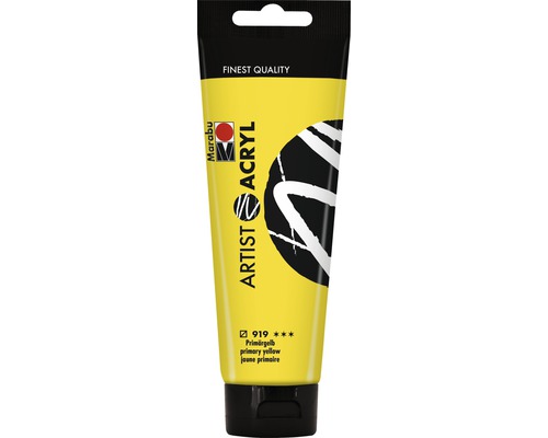 Marabu Acrylfarbe Artist Acryl primärgelb 919 120 ml Marabu Künstler Acrylfarbe Tube Primärgelb