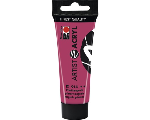 Marabu Acrylfarbe Artist Acryl primärmagenta 914 22 ml Tube Marabu Künstler Acrylfarbe Primärmagenta