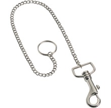 Anbindekette mit Karabinerhaken und Ring