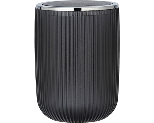 Abfalleimer mit Rillenstruktur und Deckel
