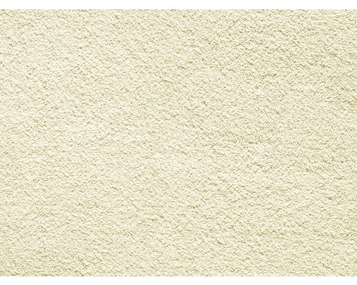 Teppichboden Shaggy Venezia ecru FB33 400 cm breit (Meterware) Nahaufnahme einer hellen Putzoberfläche für den Innenbereich