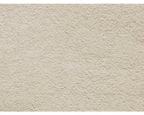Teppichboden Shaggy Venezia creme FB40 400 cm breit (Meterware) Nahaufnahme einer Putzoberfläche