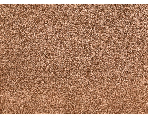 Teppichboden Shaggy Venezia terracotta FB57 400 cm breit (Meterware) Nahaufnahme einer Putzoberfläche