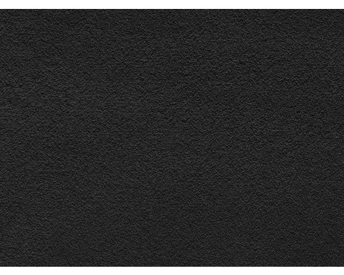 Teppichboden Shaggy Venezia schwarz FB98 400 cm breit (Meterware) Schwarze Putzstruktur als Hintergrund