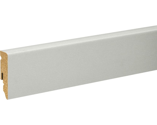 Sockelleiste fenstergrau foliert FU062L 15x58x2400 mm Sockelleiste aus Holz