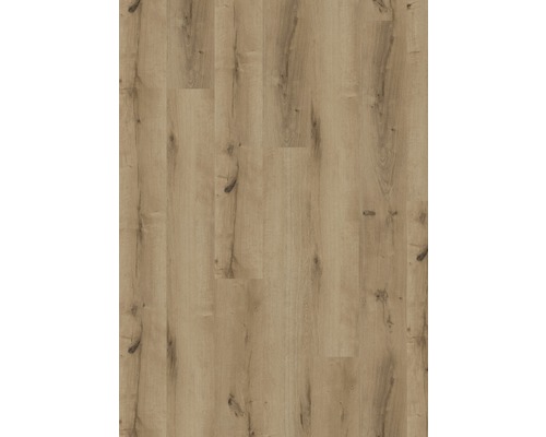 Ansicht von hellem Laminatboden in Holzoptik