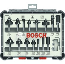 Bosch Fräser Set mit 15 Teilen in Aufbewahrungsbox