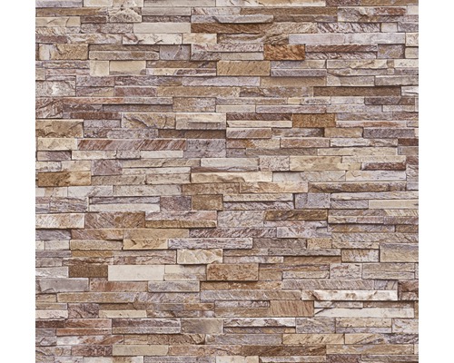 Tapete mit Steinwandoptik