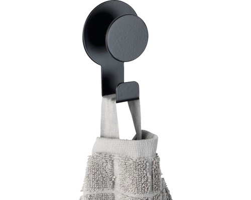 Handtuchhaken aus Metall mit Handtuch