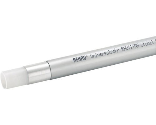 Alu-Verbundrohr Rehau Rautitan stabil 32x4,7 mm 5 m Rehau Rautitan Stabil Universalrohr