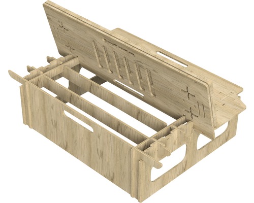 Holzbox mit Deckel