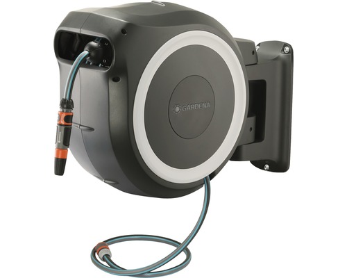 Gardena Schlauchbox mit Gartenschlauch zur Wandmontage