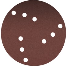 Rundes Schleifpapier mit Löchern für Schleifarbeiten.