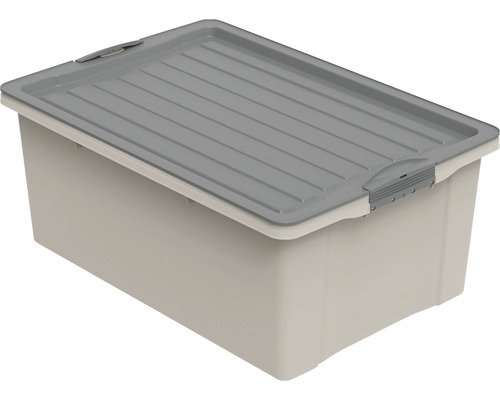 Aufbewahrungsbox Rotho 57x25x40 cm 1-tlg. Aufbewahrungsbox aus Kunststoff mit Deckel