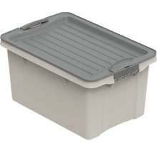 Aufbewahrungsbox mit Deckel aus Kunststoff