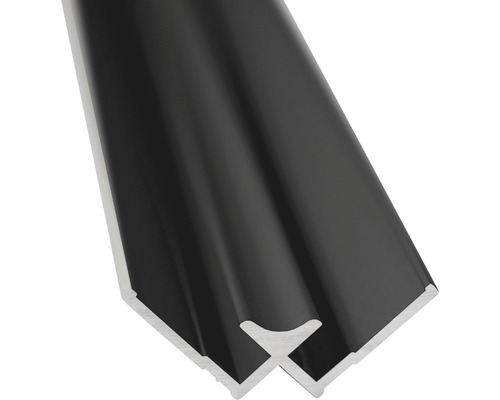 Schwarzes Aluminium Eckprofil