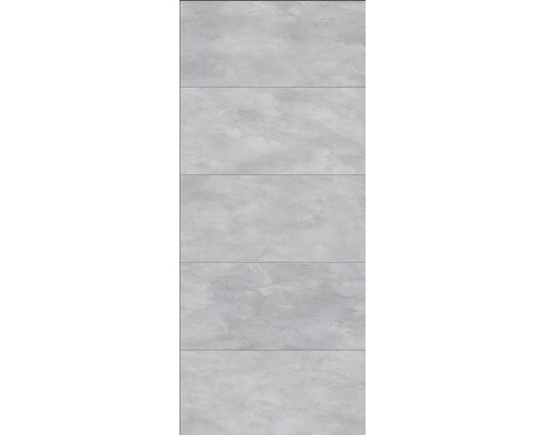 Duschrückwand Breuer Decodesign 1000x2100x3 mm Dekor große Fliese grau