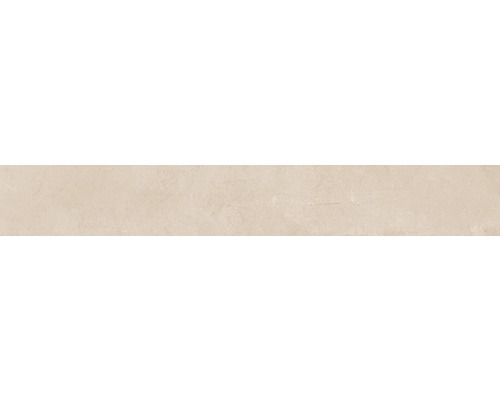 Feinsteinzeug Sockelfliese Cementine 8,5x60 cm creme Beige Wandfliese mit matter Oberfläche