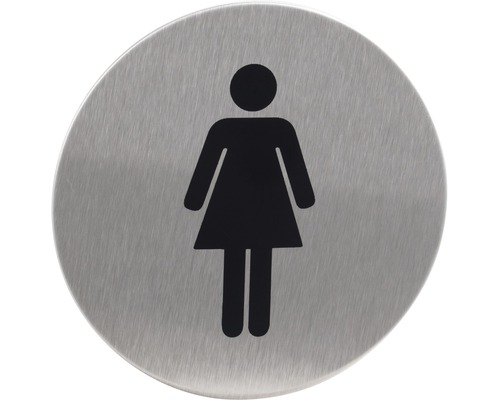 Türschild Walteco "WC-Frauen" Ø 75 mm