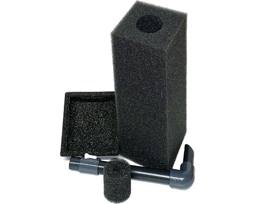 Aquarium-Innenfilter JONNYS AIR CONCEPT Mobil-Filter 7,5x7,5x32/40 Luftheberprinzip Teichfilter-Schaumstoff-Set für die Teichreinigung
