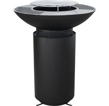 Westmann Feuerstelle mit Grillfunktion Edelstahl schwarz
