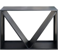 Dekoratives Metallregal mit geometrischem Design