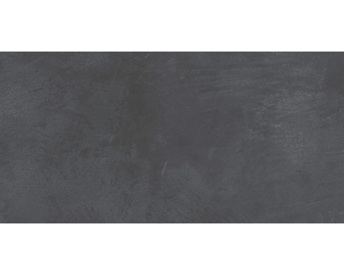 Feinsteinzeug Bodenfliese Cementine 29,7x59,7 cm anthrazit matt rektifiziert
