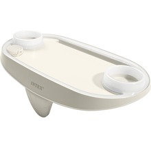 Ablagefläche Intex für aufblasbaren Whirlpool Intex Pure Spa weiß mit Getränkehalter