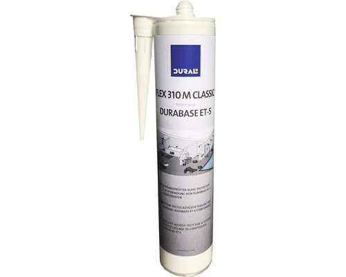Classic-Flex Polymerkleber Dural ETA-geprüft 310 ml weiß Dural Flex 310 M Classic Durbase ET-S Klebstoff