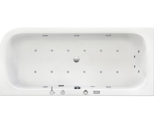 Rechteckige Whirlpool Badewanne von oben