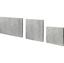 Beton Terrassenplatte India grau Mehrformat Stärke 4 cm (1 Pal = 9,72 m² entspr. 6 Sets a 1,62 m²)-thumb-1