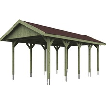 Holzcarport mit Dach