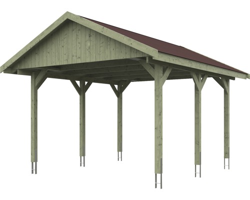 Holzcarport mit Dach