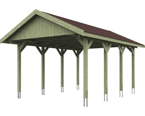 Holz Carport mit Dach