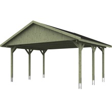 Holz Carport mit Satteldach