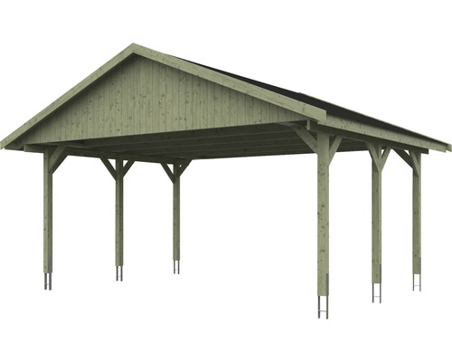 Holz Carport mit Satteldach