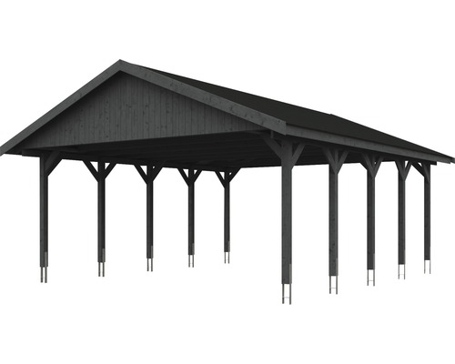 Holz Carport mit Dach