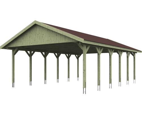 Holzcarport mit Dach