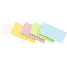 Mehrfarbige Haftnotizen aus Papier