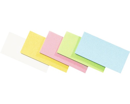 Mehrfarbige Haftnotizen aus Papier