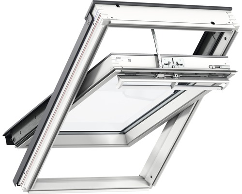 VELUX Schwingfenster INTEGRA GGL 134X160 Kiefer endlackiert weiß UK10