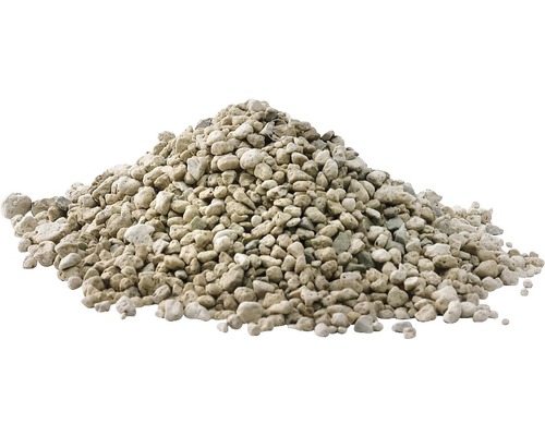 Haufen aus Bimsstein als Zuschlagstoff für Beton