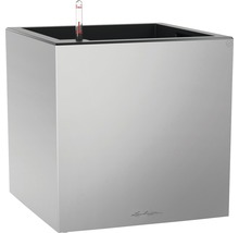 Pflanzkübel Lechuza Canto Premium 40 x 40 x 40,5 cm silber