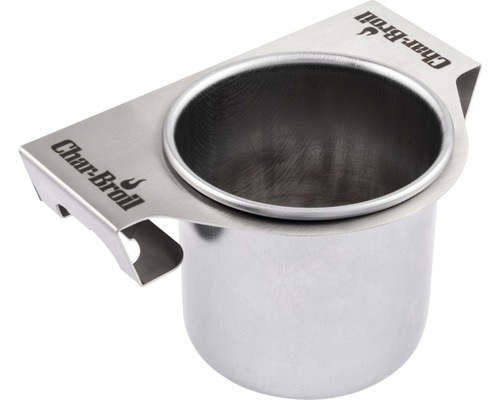 Char-Broil Logo Getränkehalter aus Edelstahl